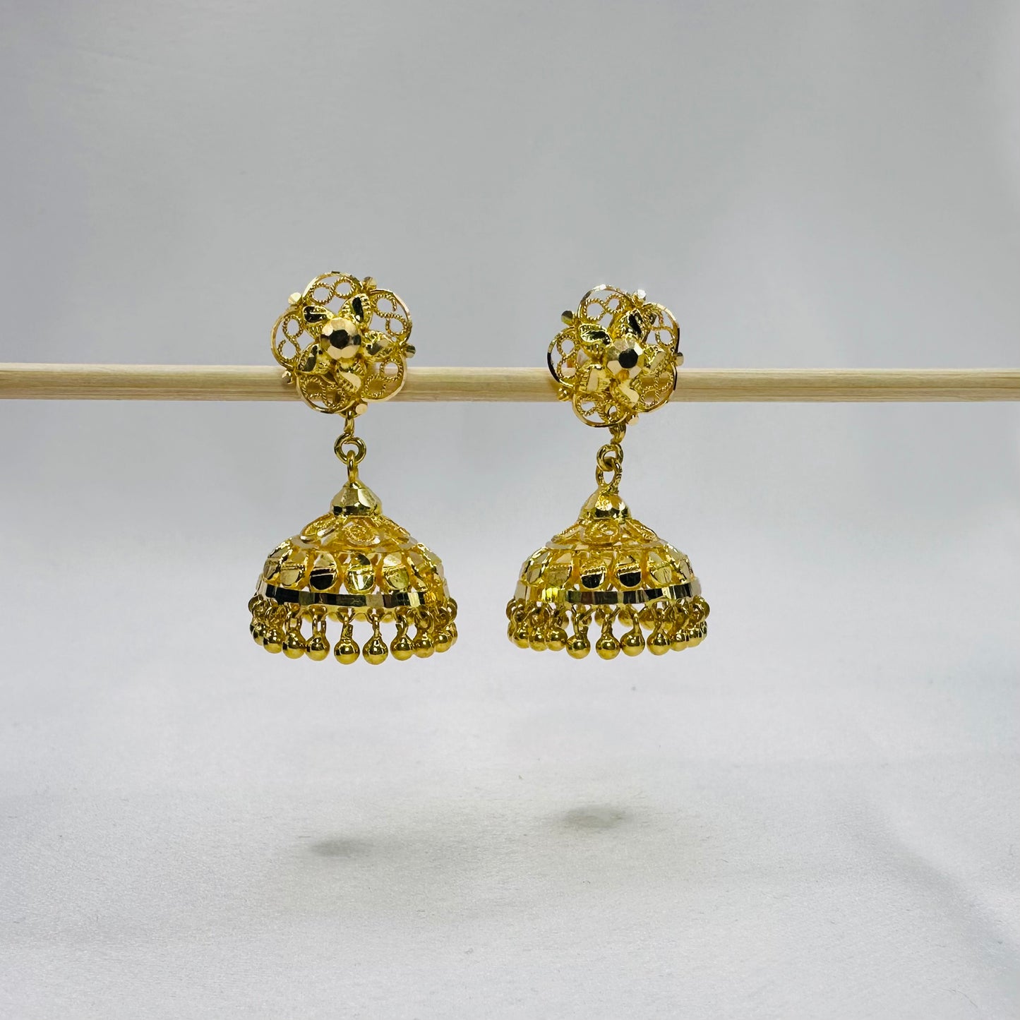 22k solid gold 2 in 1 Jimiki Kammal