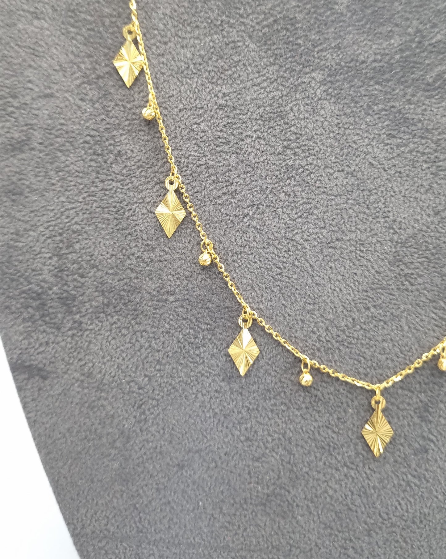 22k solid gold designer necklace, gift jewellery