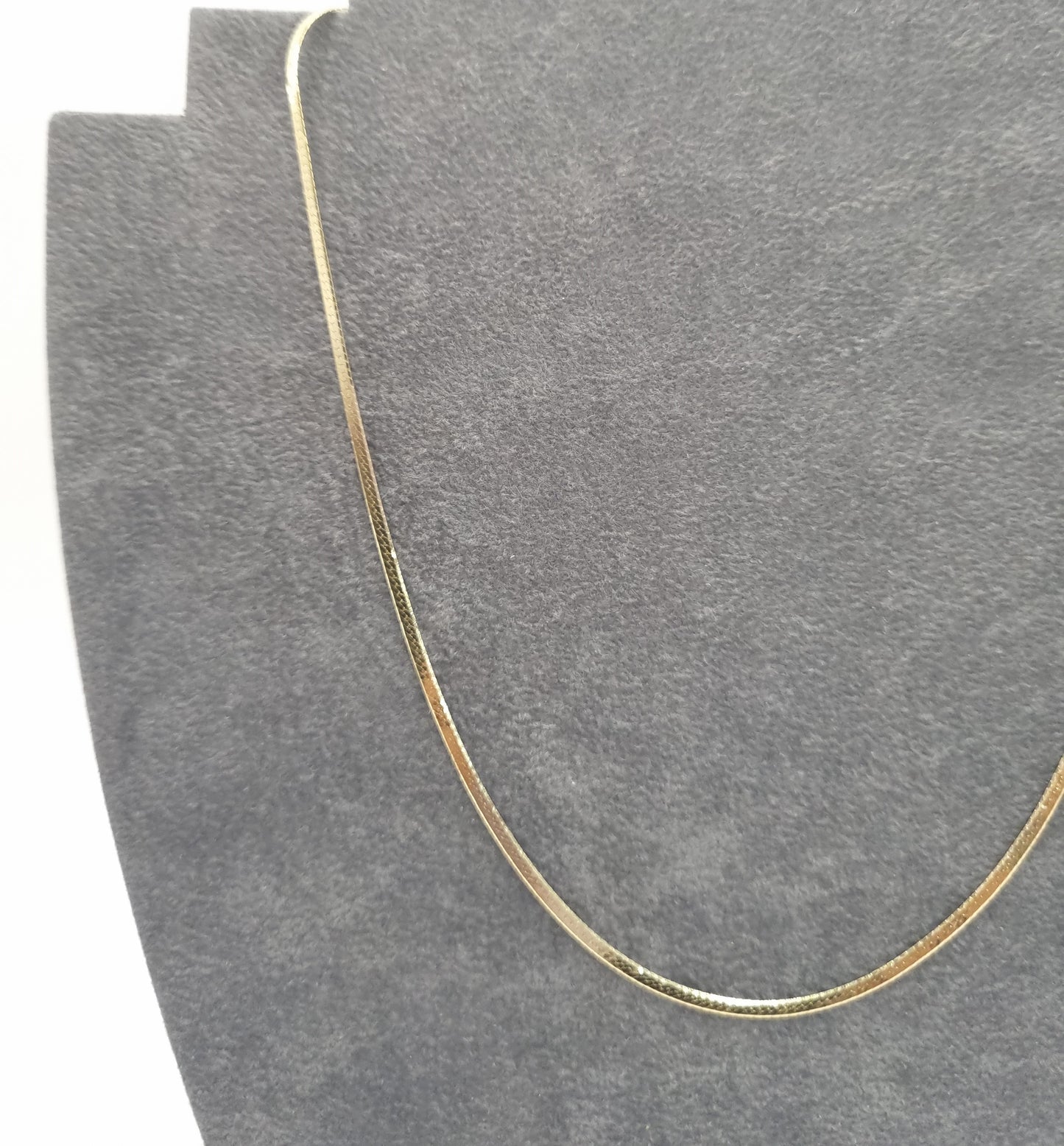 18k solid gold chain Herringbone Chain