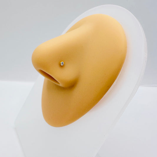 22k solid gold  nose stud/ conch jewellery