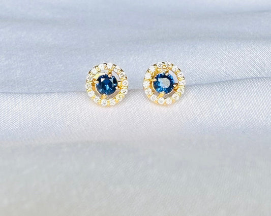 22k solid gold earrings