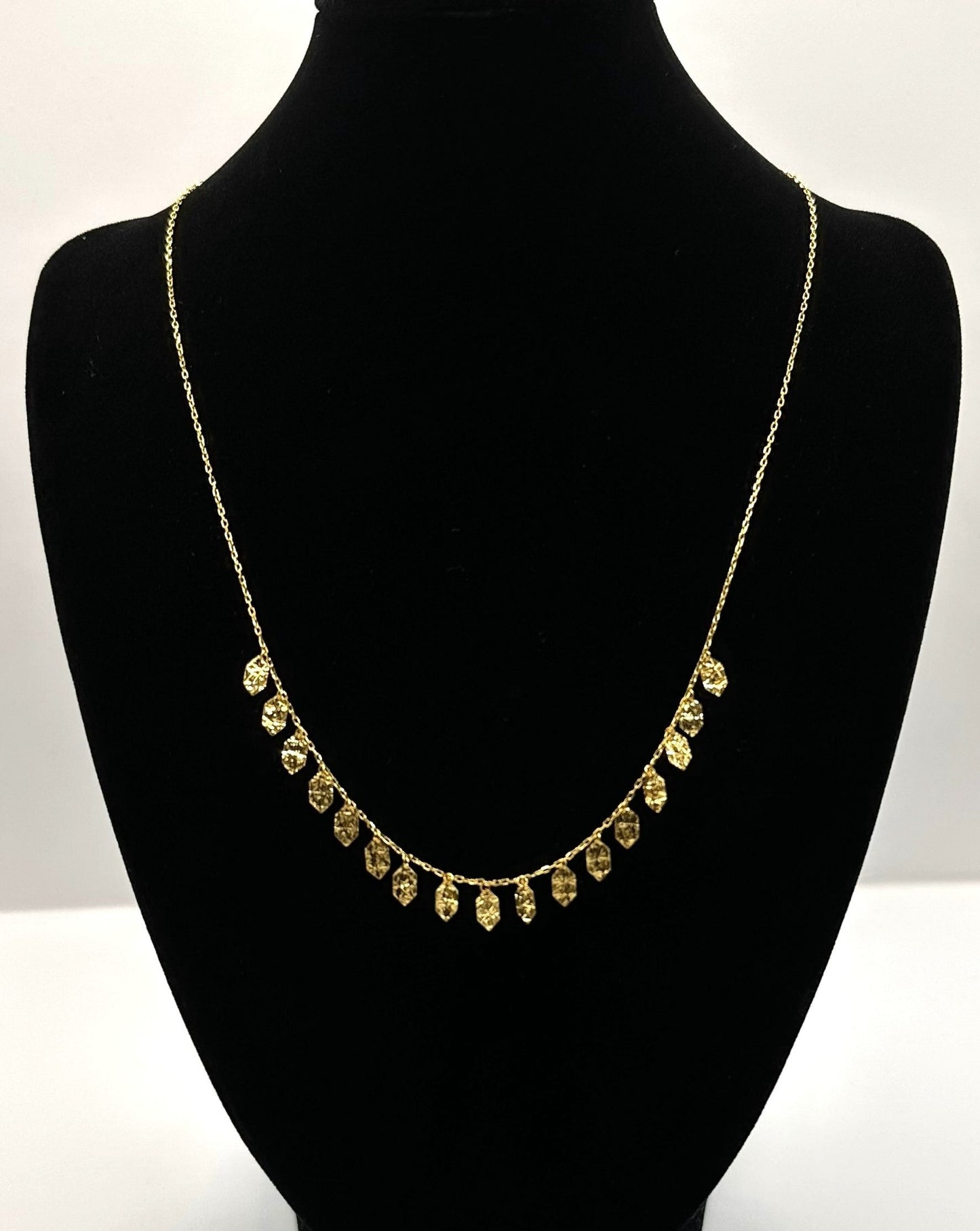 22k solid gold designer necklace