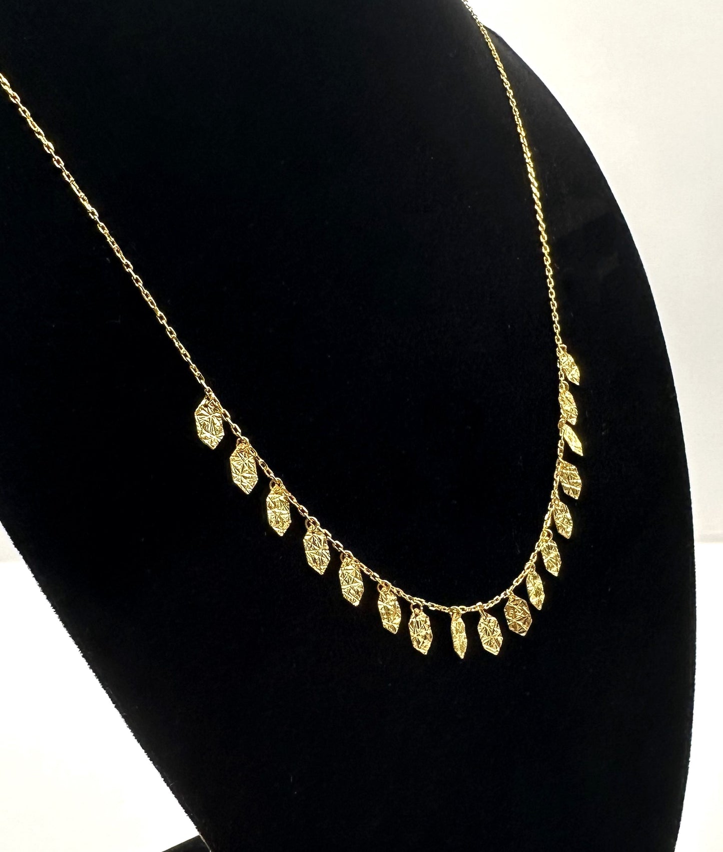 22k solid gold designer necklace