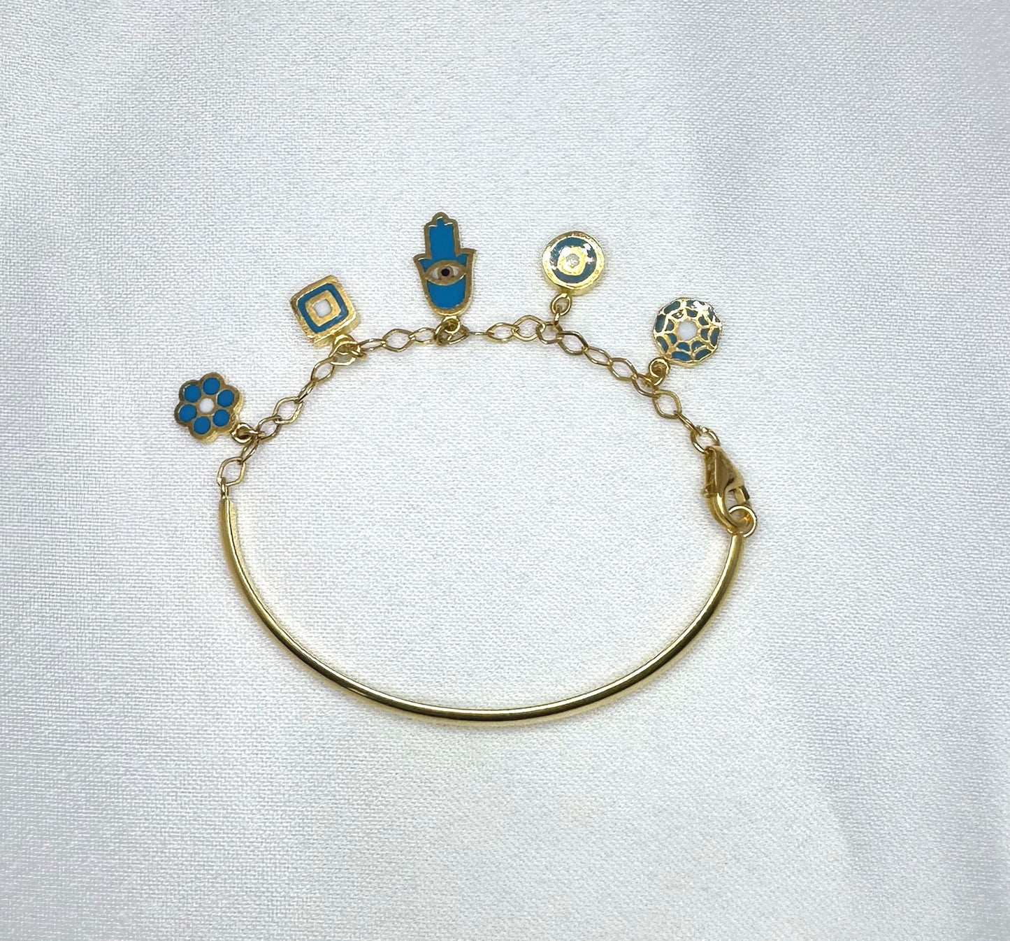 22k solid gold baby/toddlers bracelet