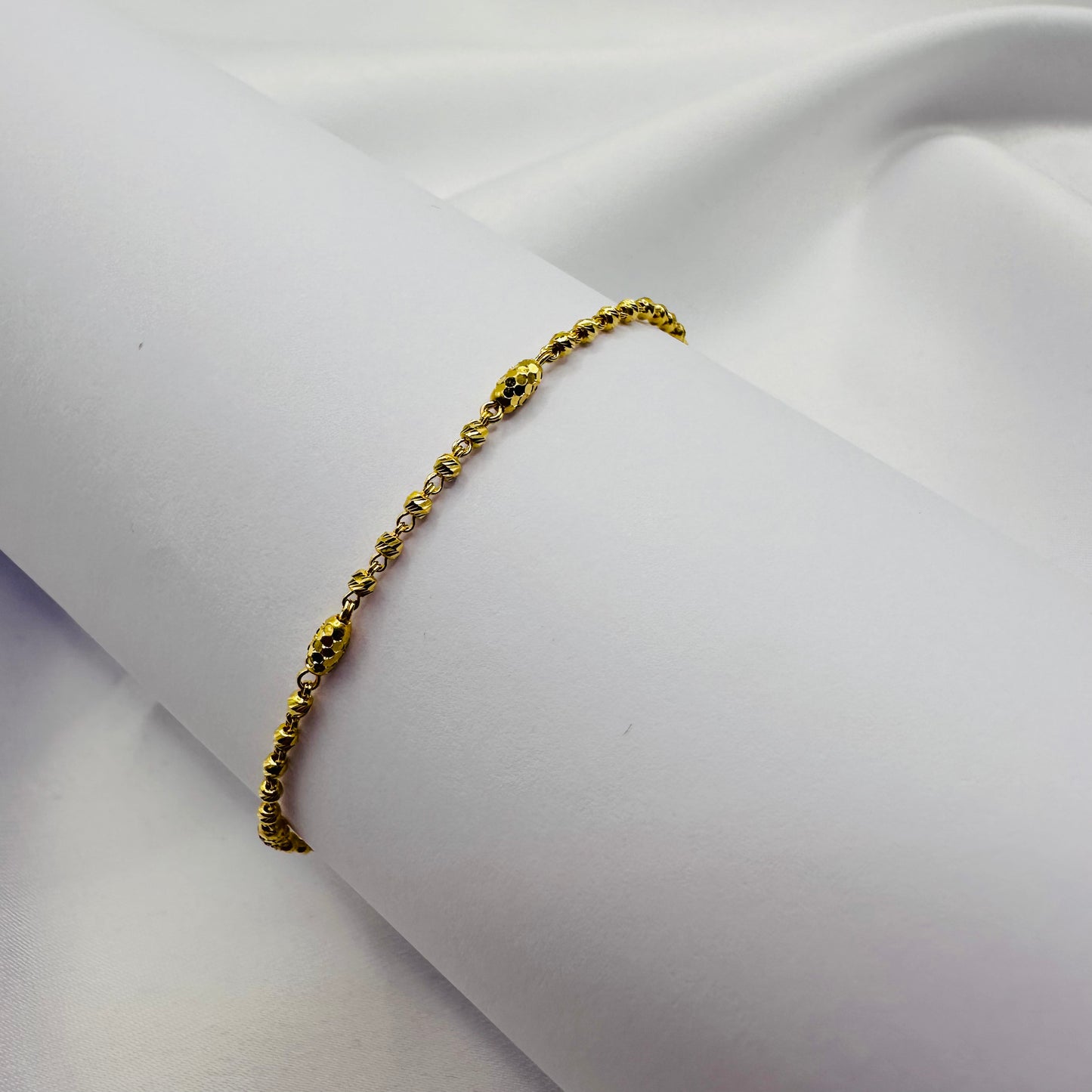 22k solid gold everyday bracelet