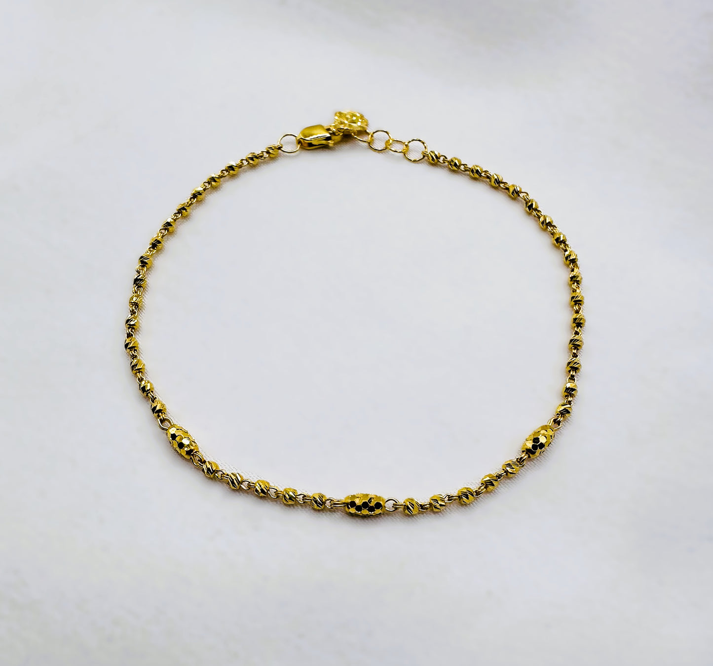 22k solid gold everyday bracelet