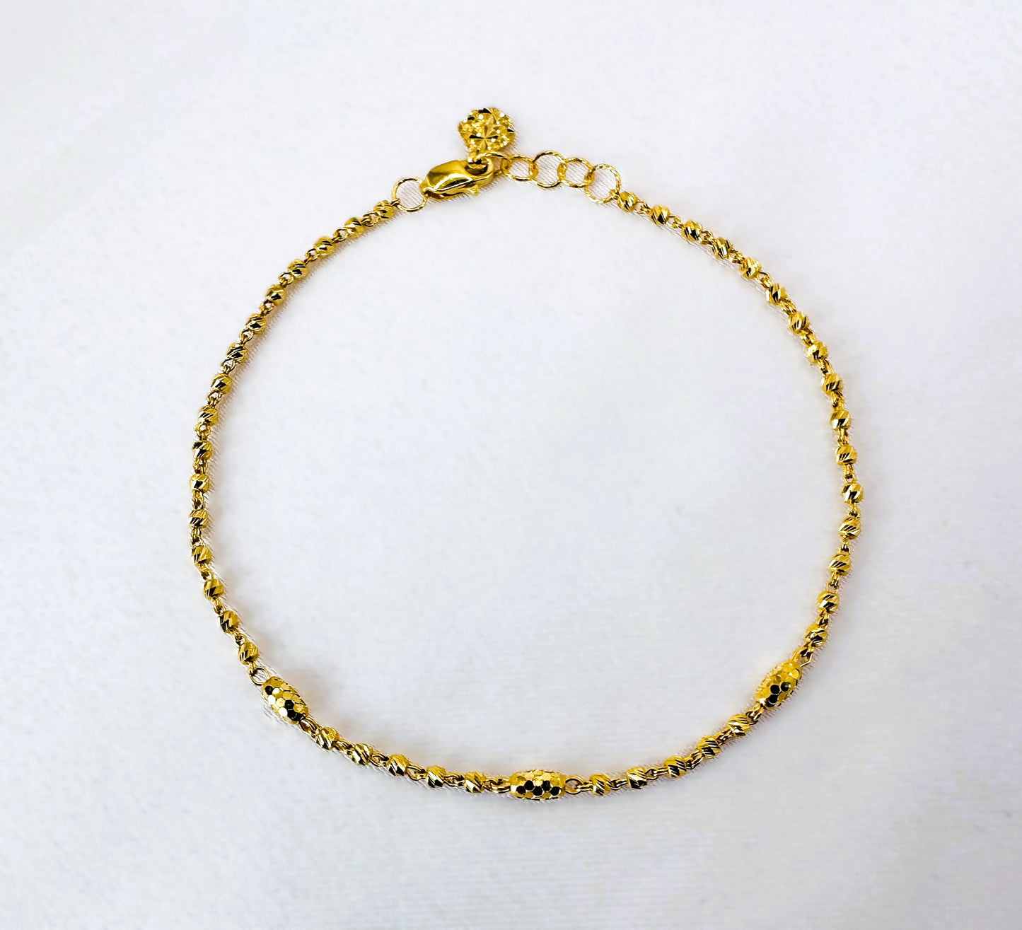 22k solid gold everyday bracelet