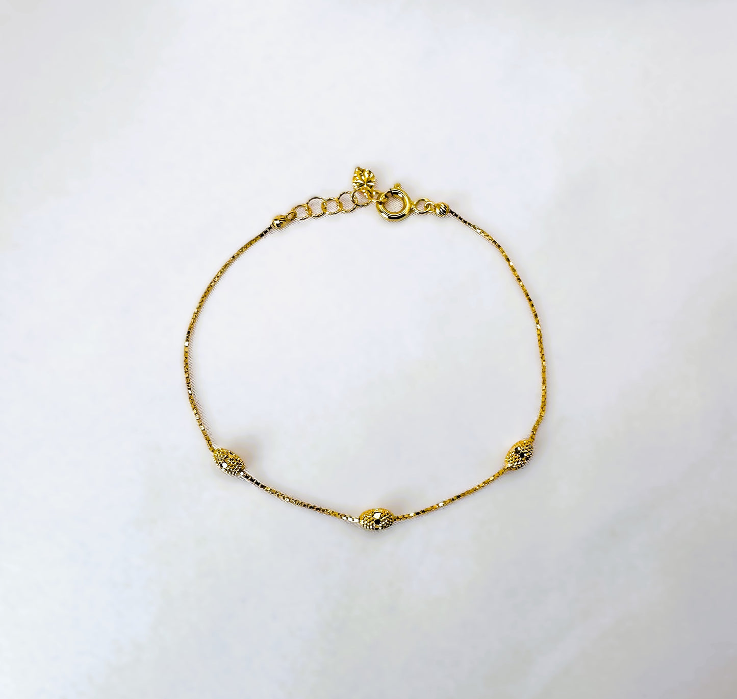 22k solid gold everyday bracelet